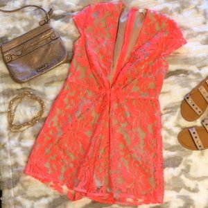 Embroidered romper